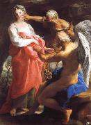 Pompeo Batoni Time Orders Old Age to Destroy Beauty oil painting on canvas